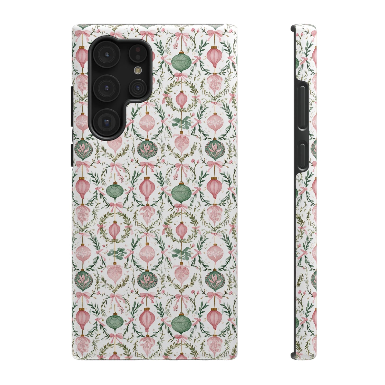 Holiday Ornaments Impact-Resistant Phone Case, iPhone, Samsung