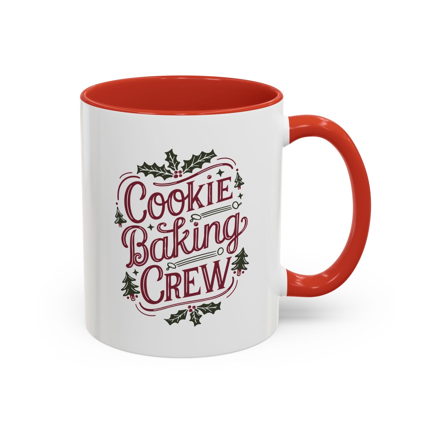 Cookie Baking Crew Coffee Mug | Holiday Gift for Bakers | Cute Ceramic Cup for Home, Kitchen Decor, Christmas, Cookie Lovers