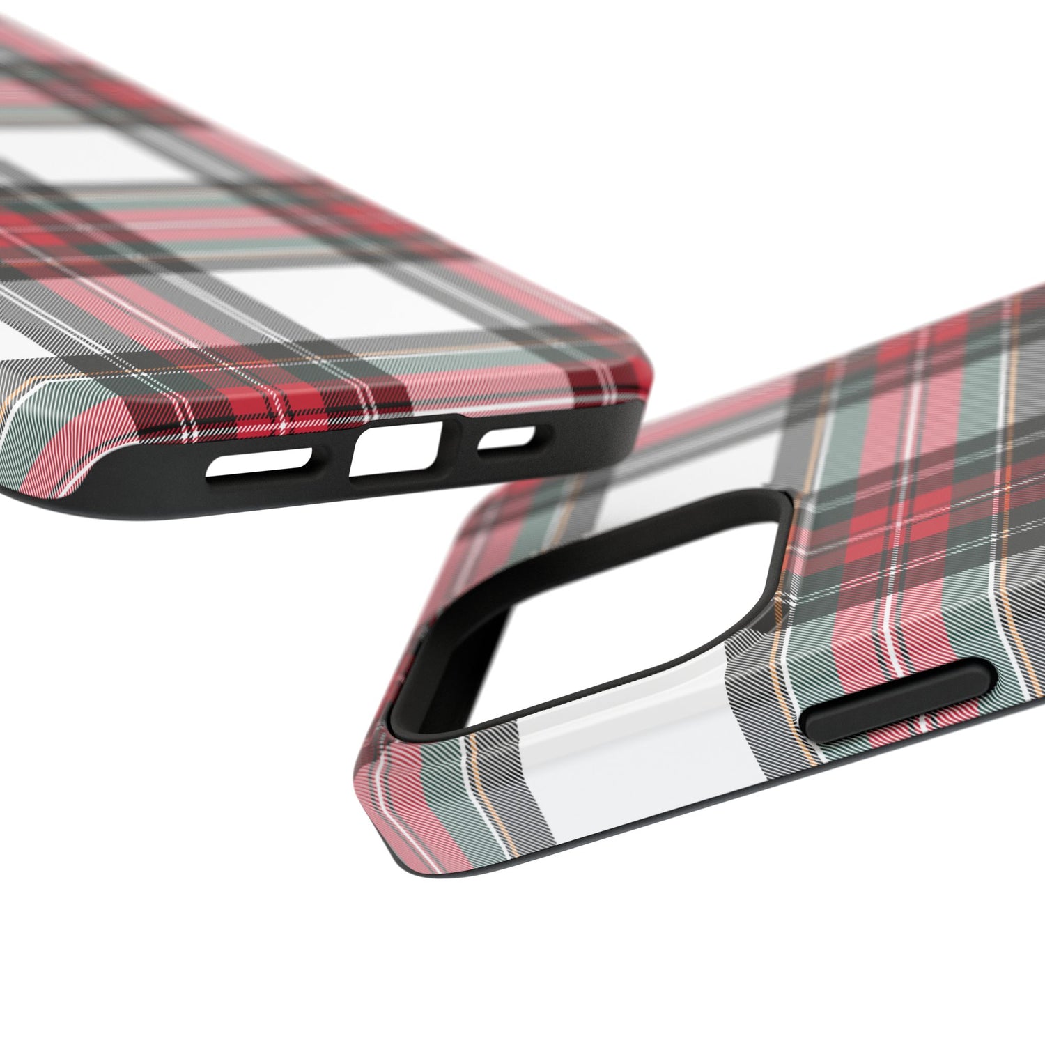 New Tartan Christmas Plaid Impact-Resistant Cases, iPhone, Samsung