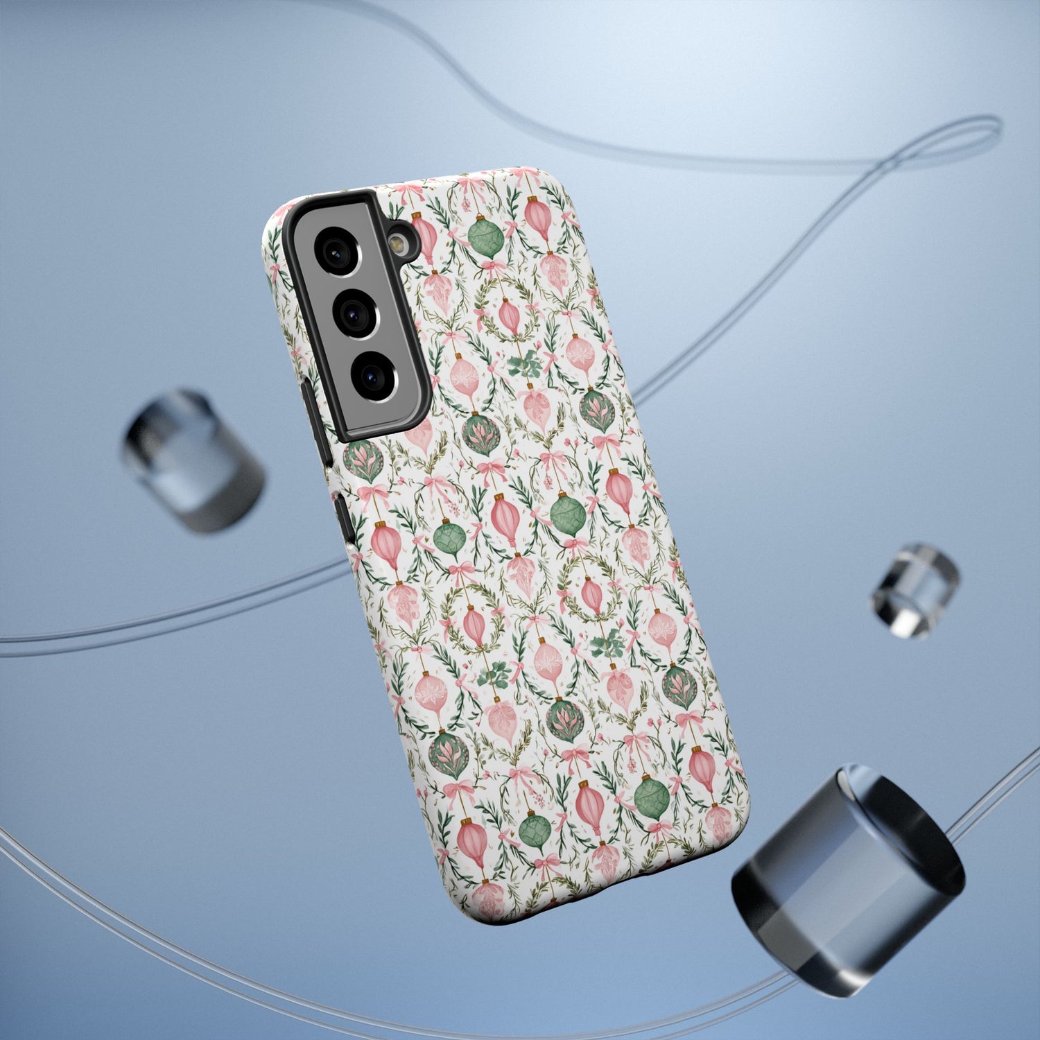 Holiday Ornaments Impact-Resistant Phone Case, iPhone, Samsung