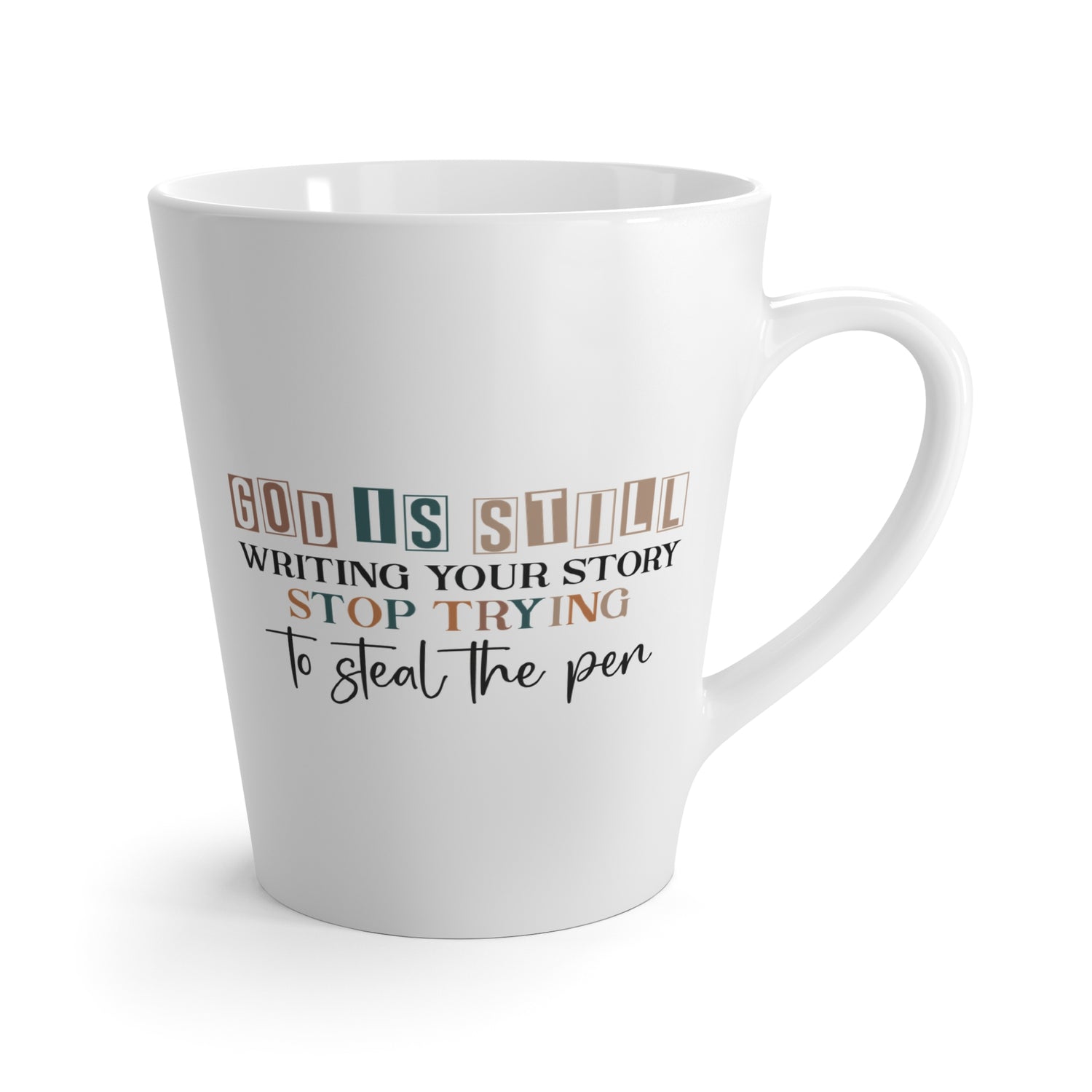 Inspirational Double-Sided  Latte Mug, 12oz