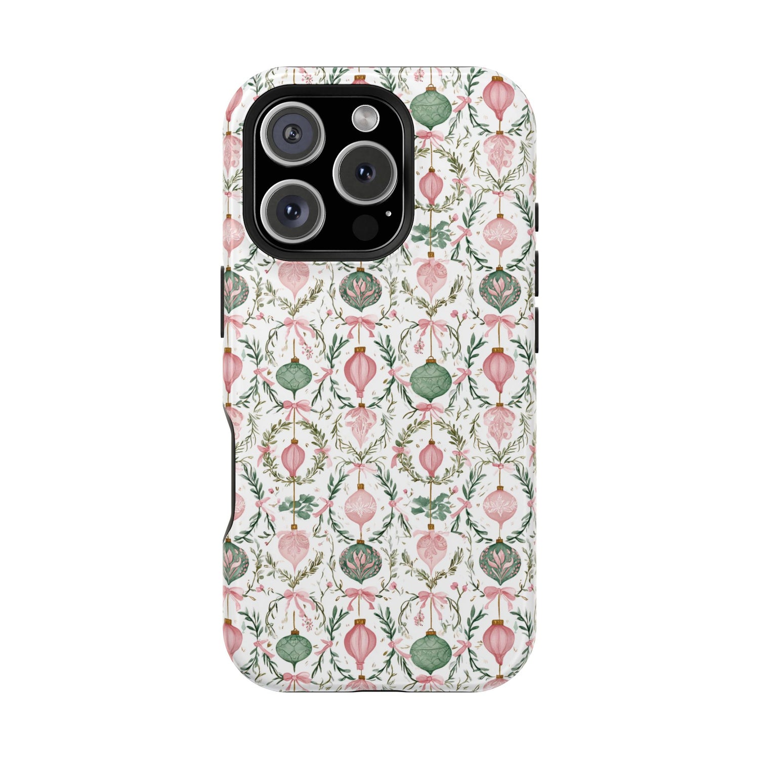 Holiday Ornaments Impact-Resistant Phone Case, iPhone, Samsung