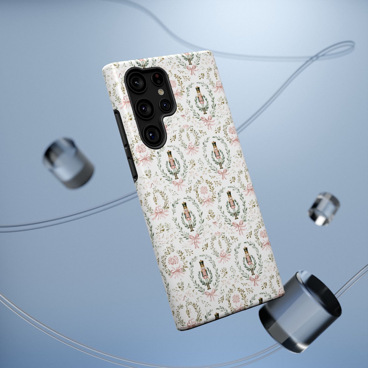 Impact-Resistant Phone Case- Nutcracker Floral