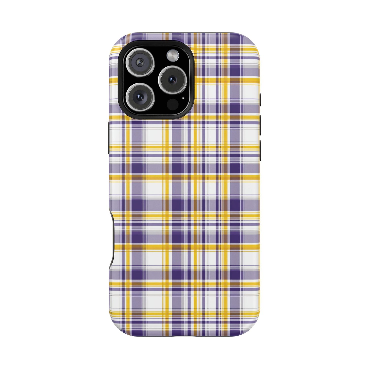 Louisiana Plaid Impact-Resistant Phone Case