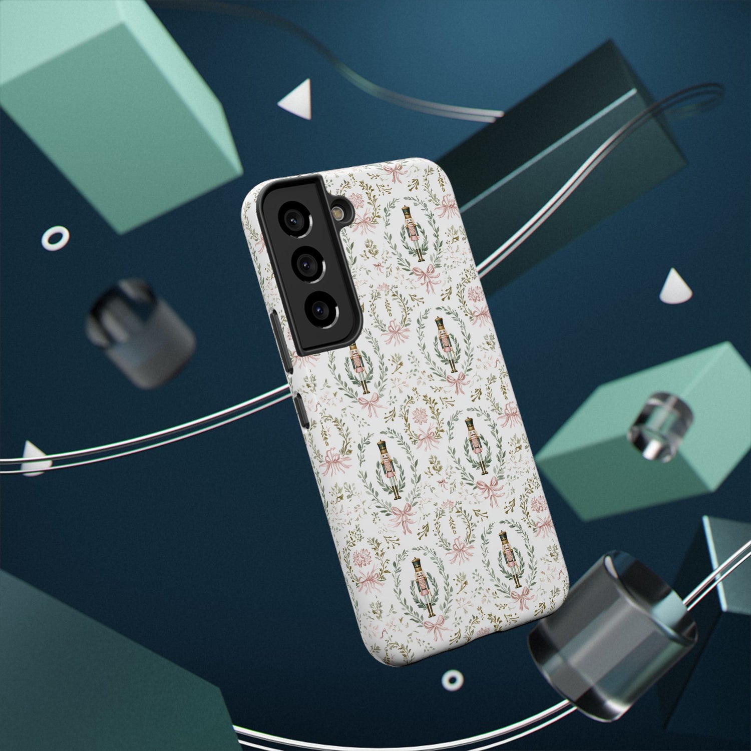 Impact-Resistant Phone Case- Nutcracker Floral