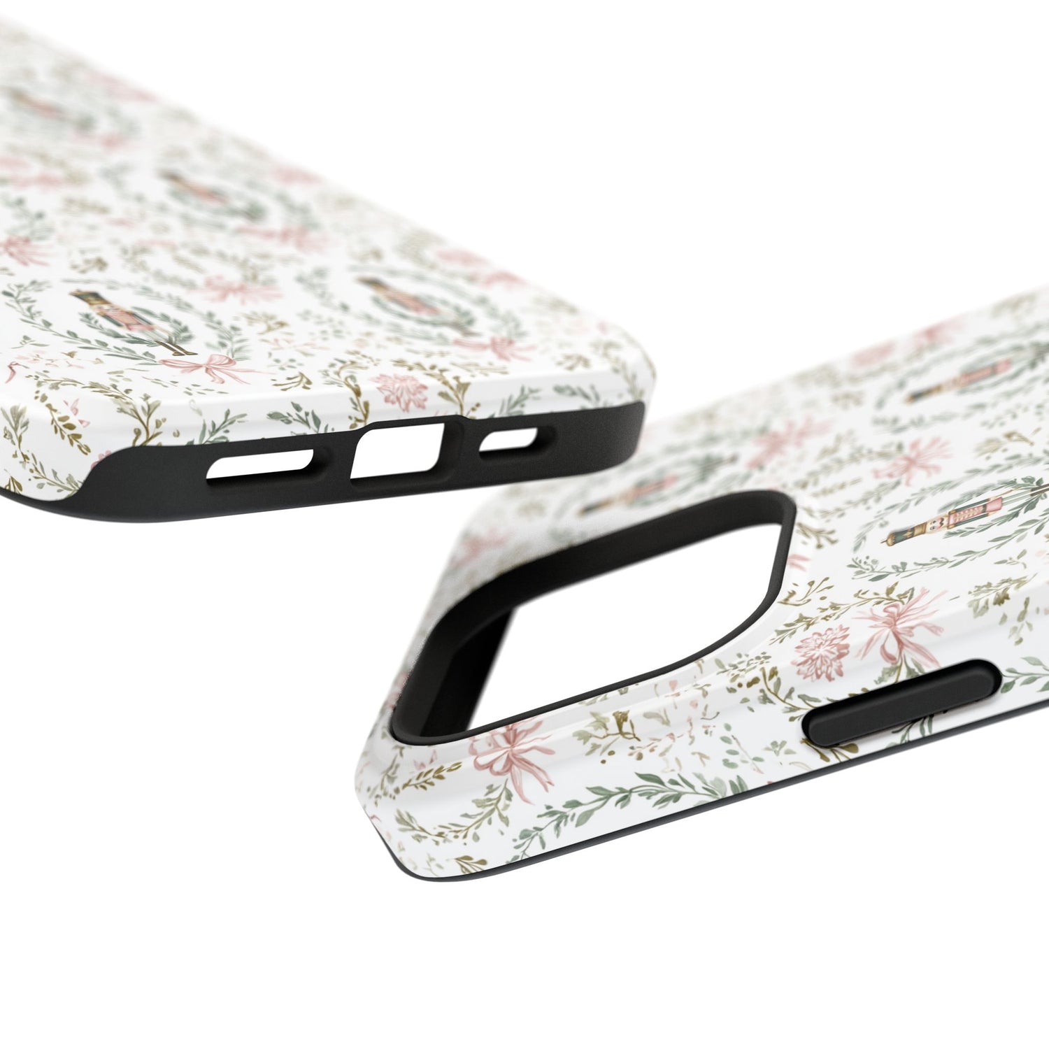 Impact-Resistant Phone Case- Nutcracker Floral