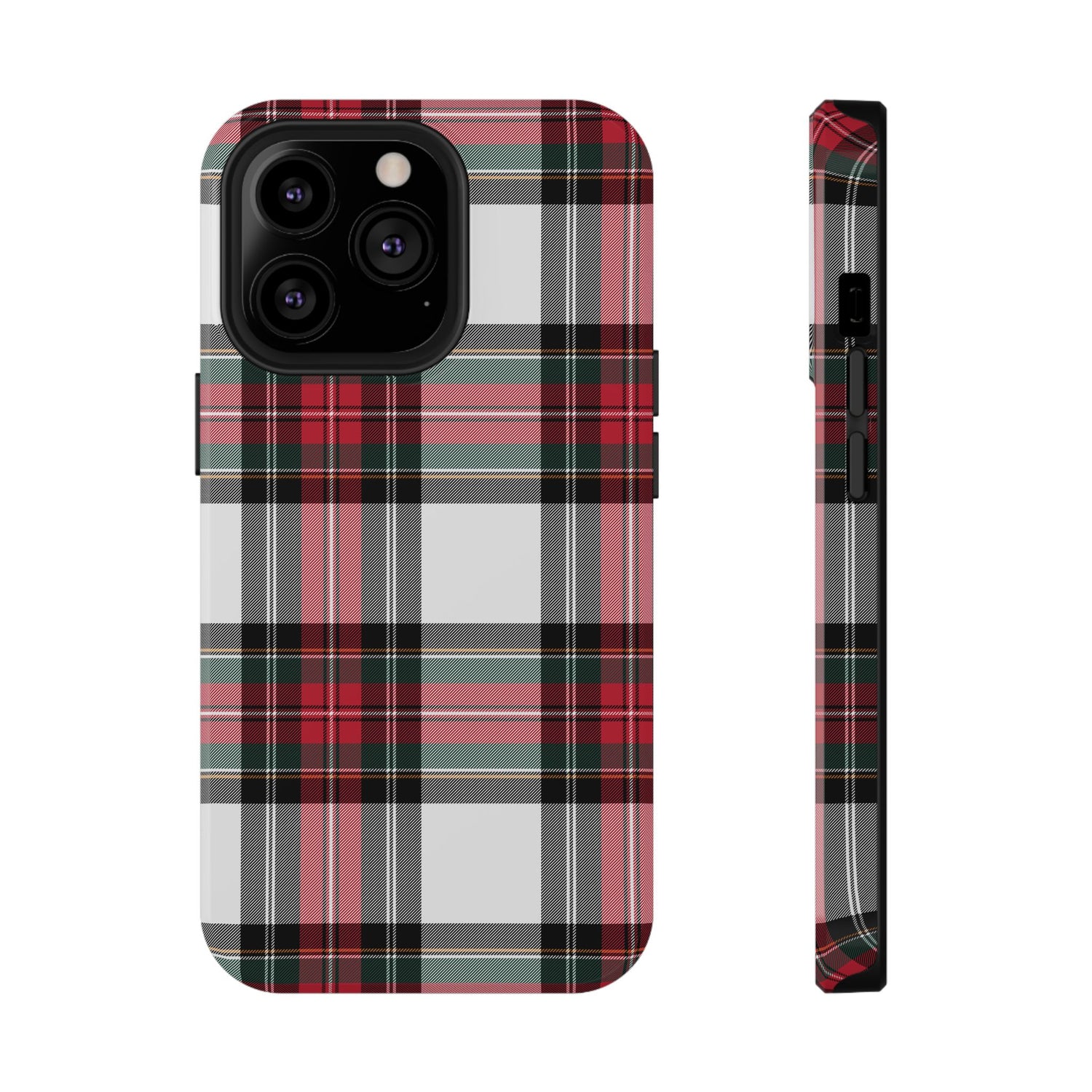 New Tartan Christmas Plaid Impact-Resistant Cases, iPhone, Samsung