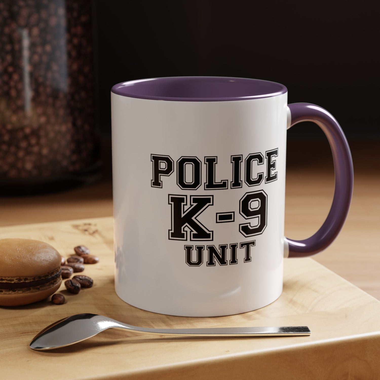 Police K-9 Unit Coffee Mug, Police Dog Lover Gift, K9 Officer Present, Law Enforcement Mug, Dog Handler Cup, Unique Gift for Police