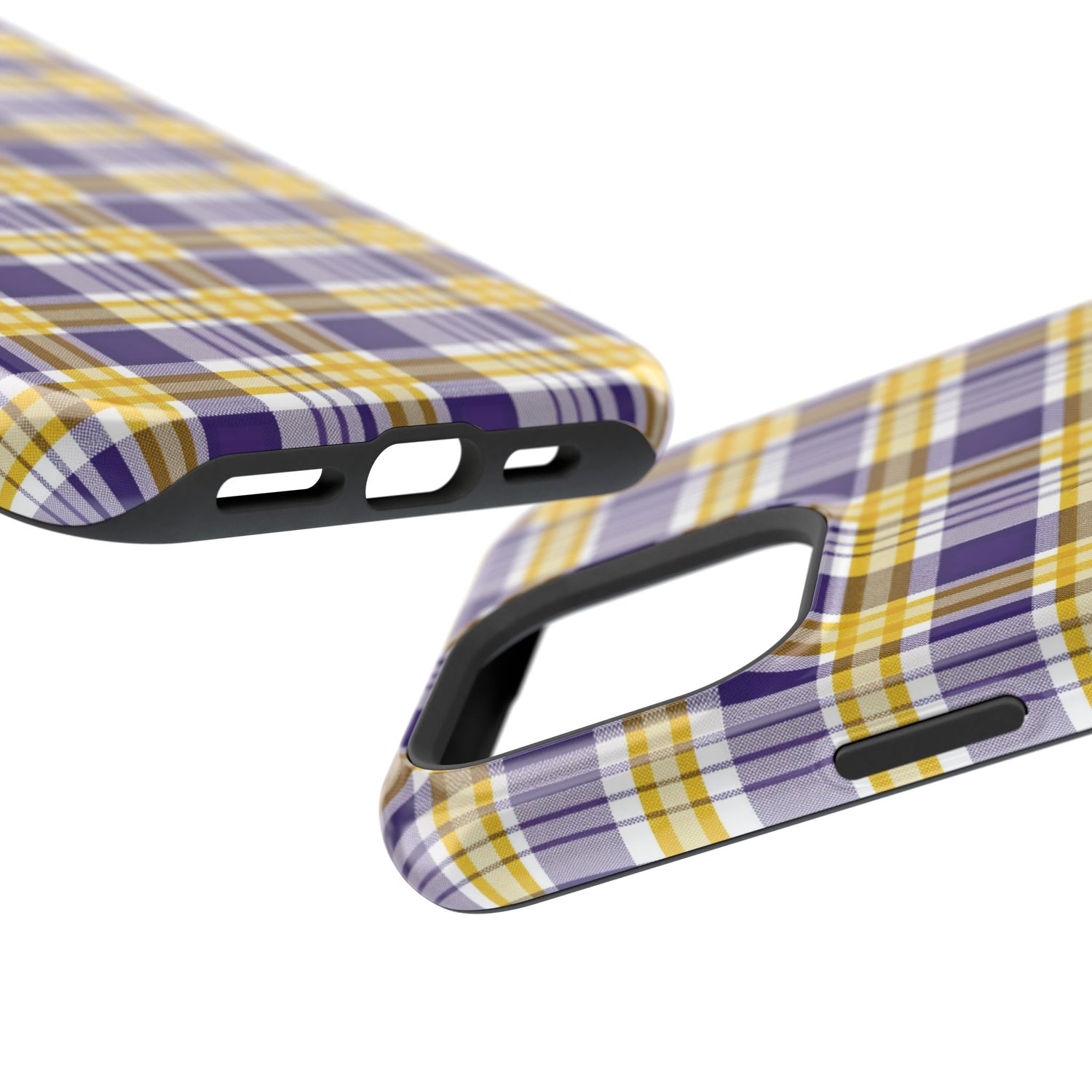Impact-Resistant Phone Case- Louisiana Plaid