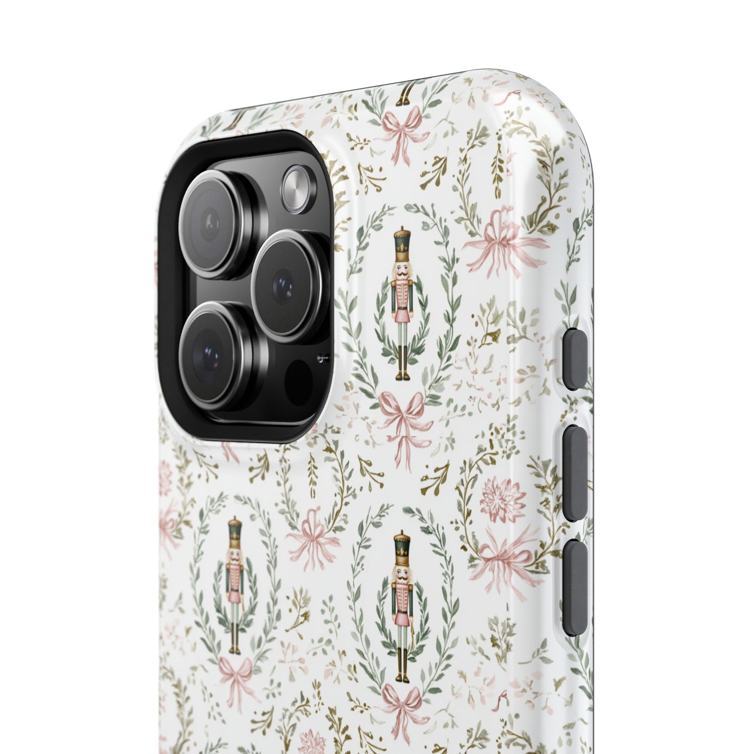 Impact-Resistant Phone Case- Nutcracker Floral