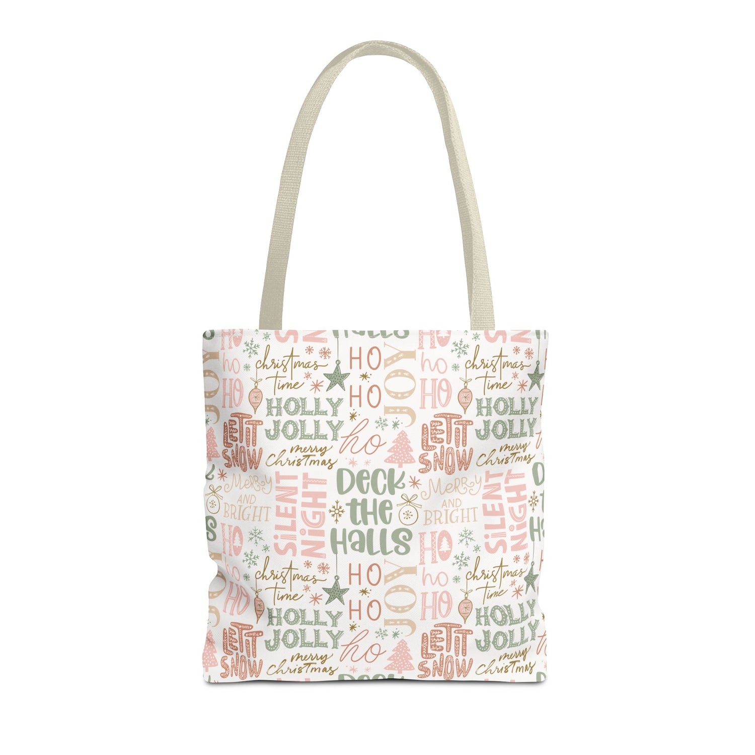 Christmas Phrases Tote Bag