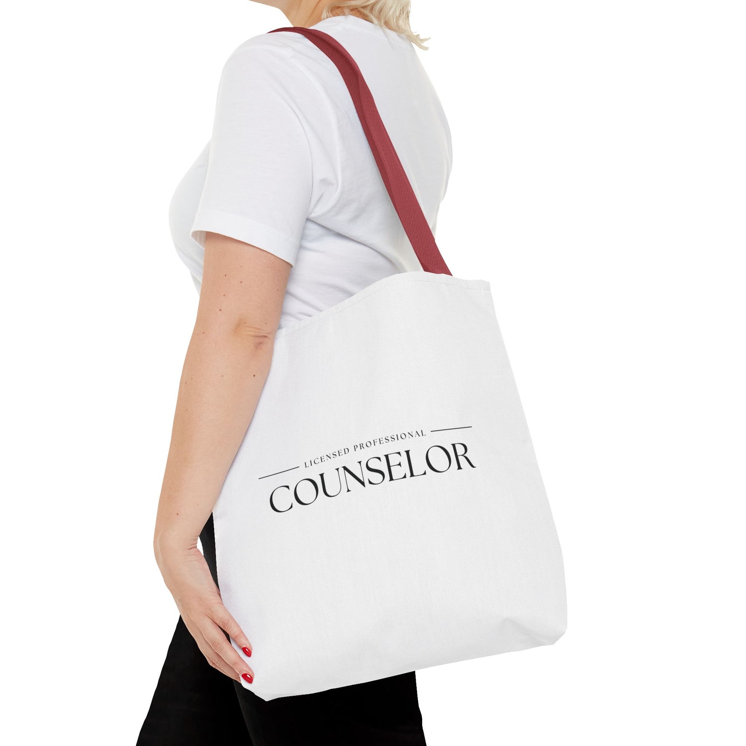 Licensed Counselor Tote Bag | Eco-Friendly Shopping Bag | Gift for Counselors, Therapist Tote, Daily Use Bag, Professional Accessory