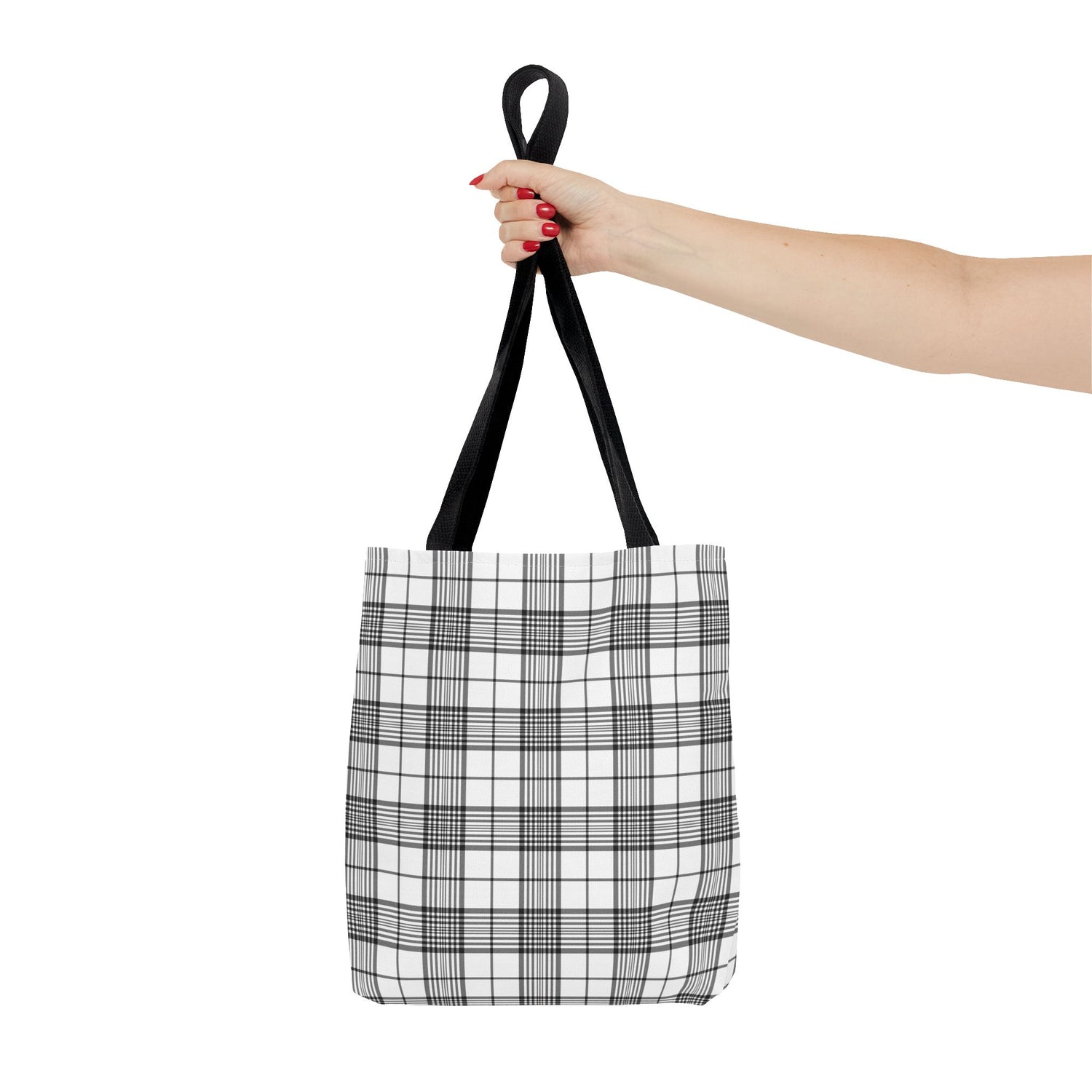 Farmhouse Plaid Tote Bag