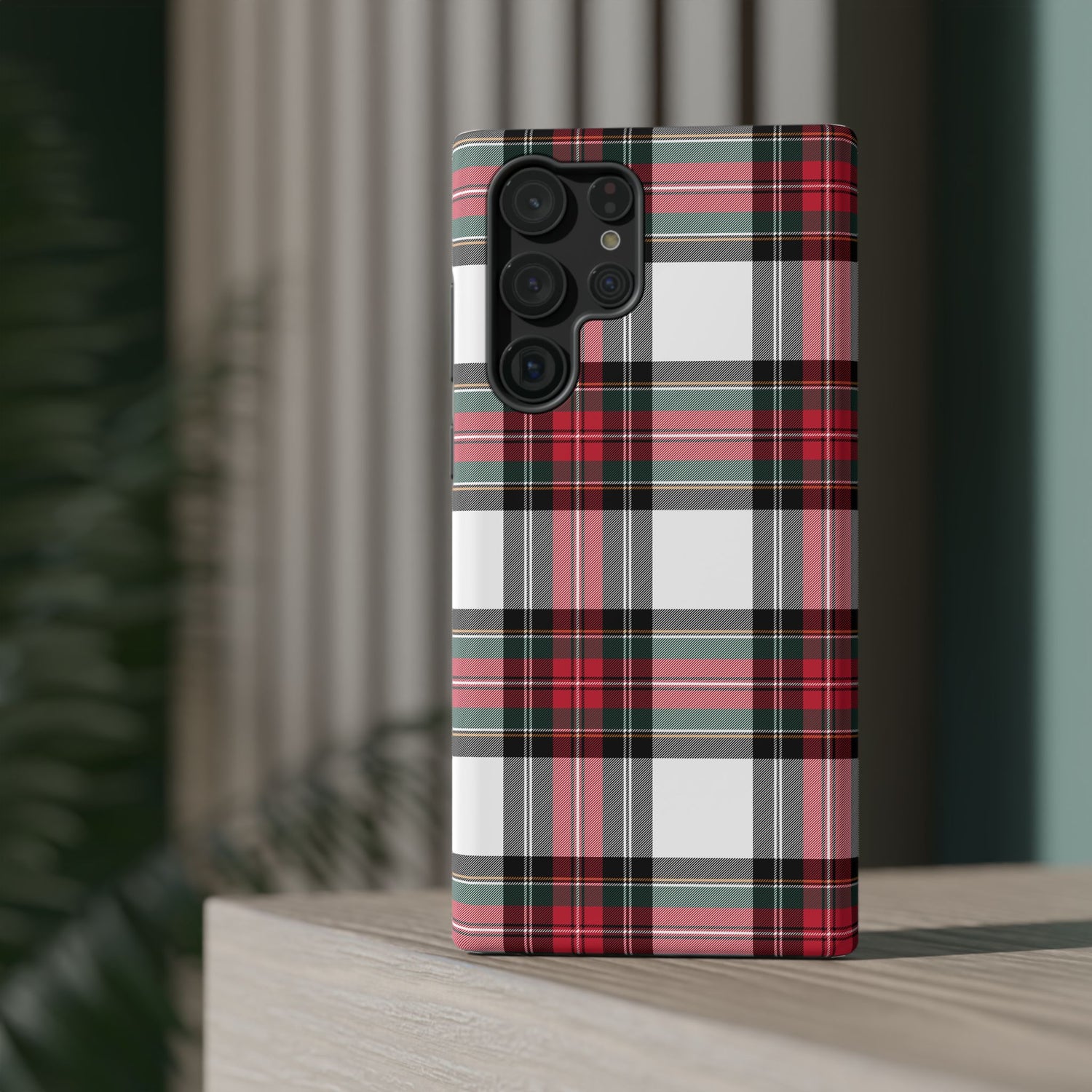 New Tartan Christmas Plaid Impact-Resistant Cases, iPhone, Samsung