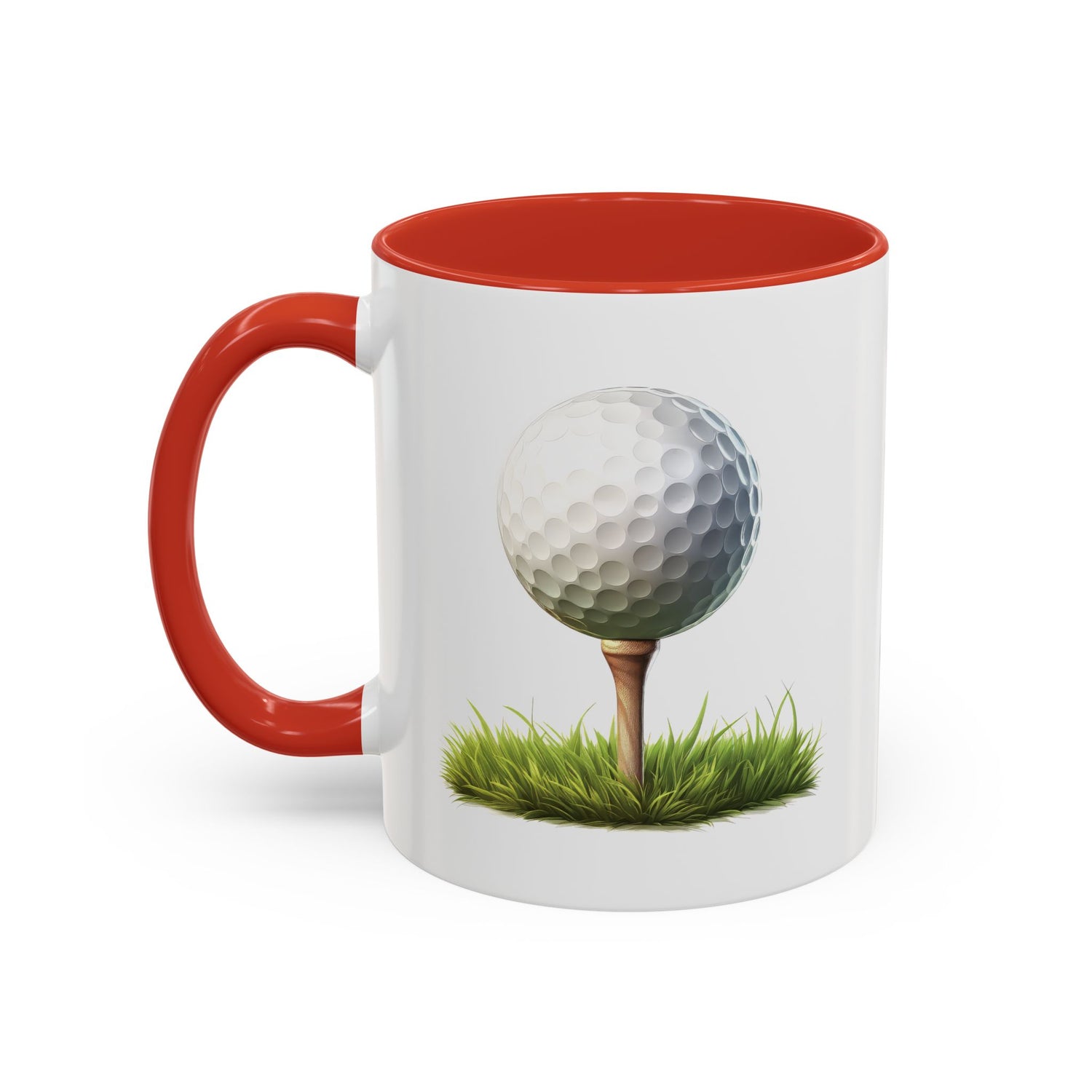 Golf Lover's Accent Coffee Mug - Perfect Gift for Golfers, Tee Time Enthusiasts, Sports Coffee Mug, Fun Golf Decor, Unique Golf Gifts