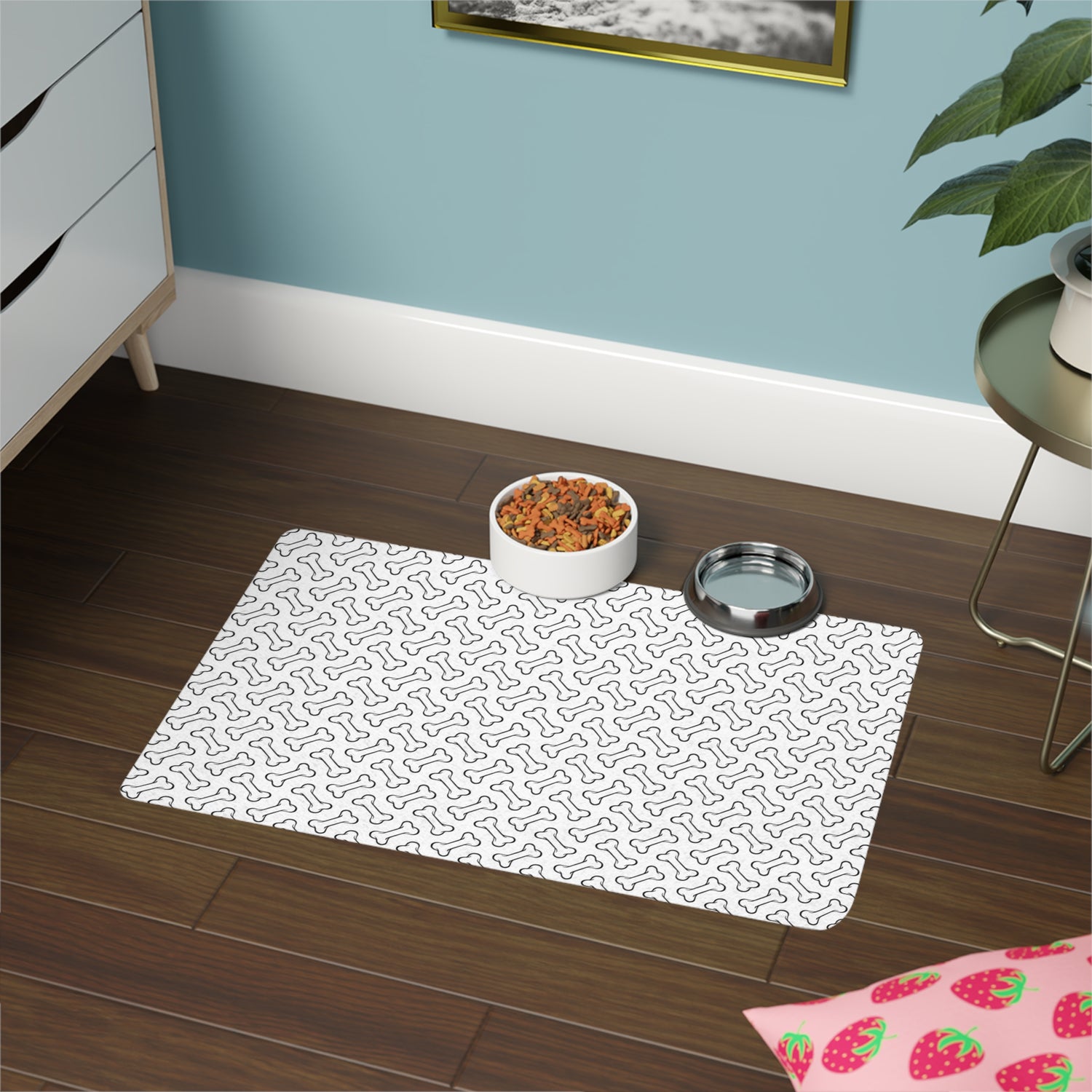 Pet Food Mat- Bones