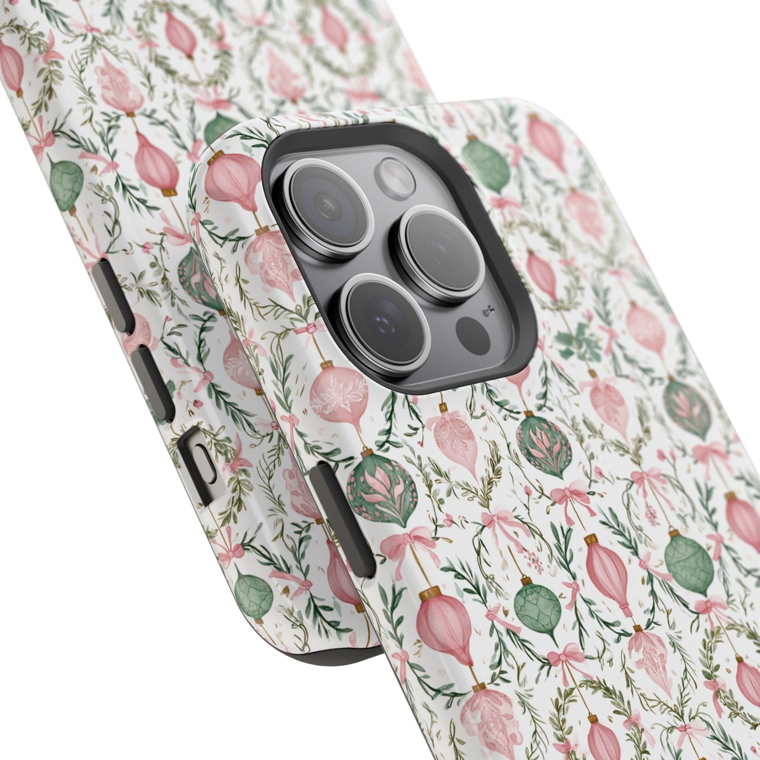Holiday Ornaments Impact-Resistant Phone Case, iPhone, Samsung