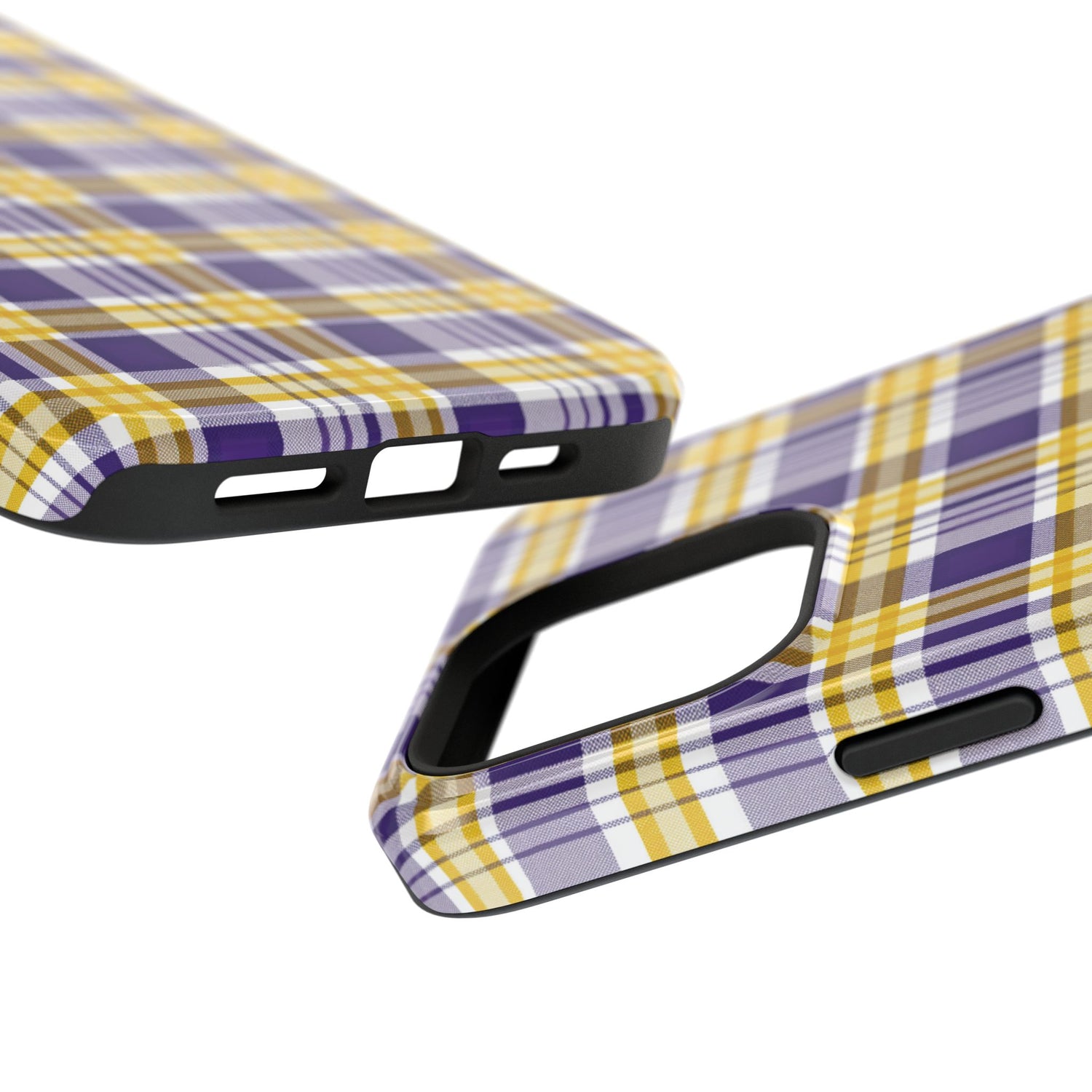 Impact-Resistant Phone Case- Louisiana Plaid