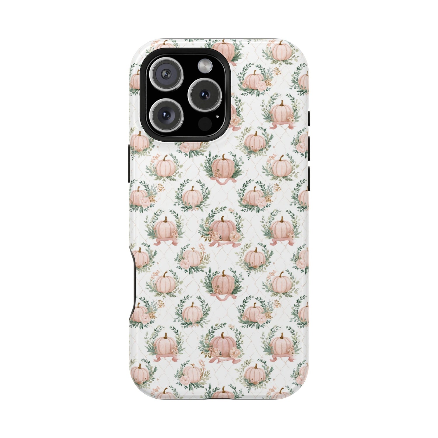 Elegant Pumpkin Impact-Resistant Phone Case, iPhone, Samsung