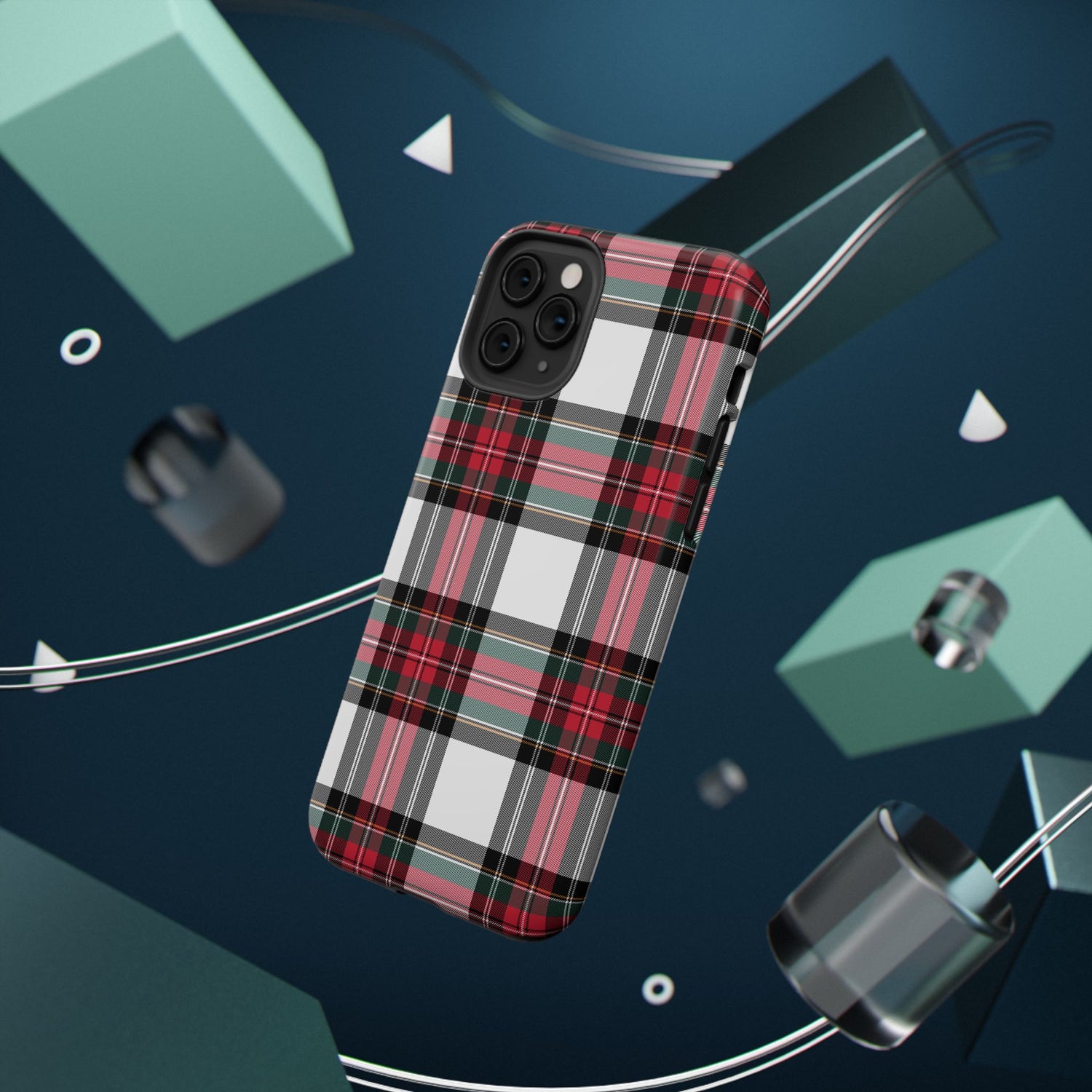 New Tartan Christmas Plaid Impact-Resistant Cases, iPhone, Samsung