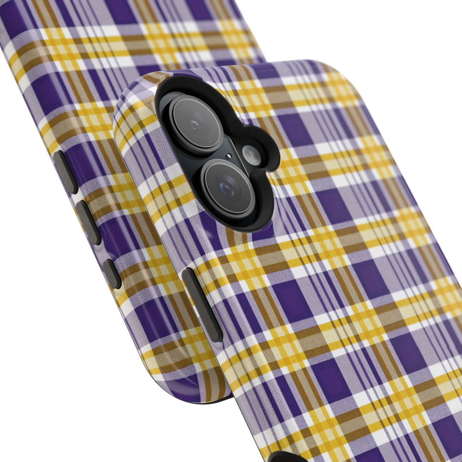 Impact-Resistant Phone Case- Louisiana Plaid