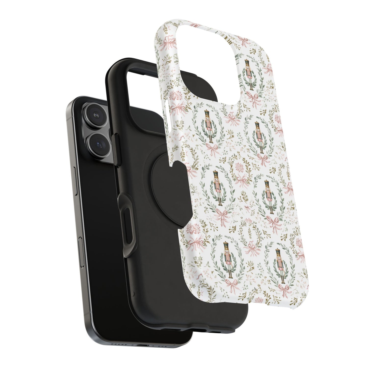 Impact-Resistant Phone Case- Nutcracker Floral