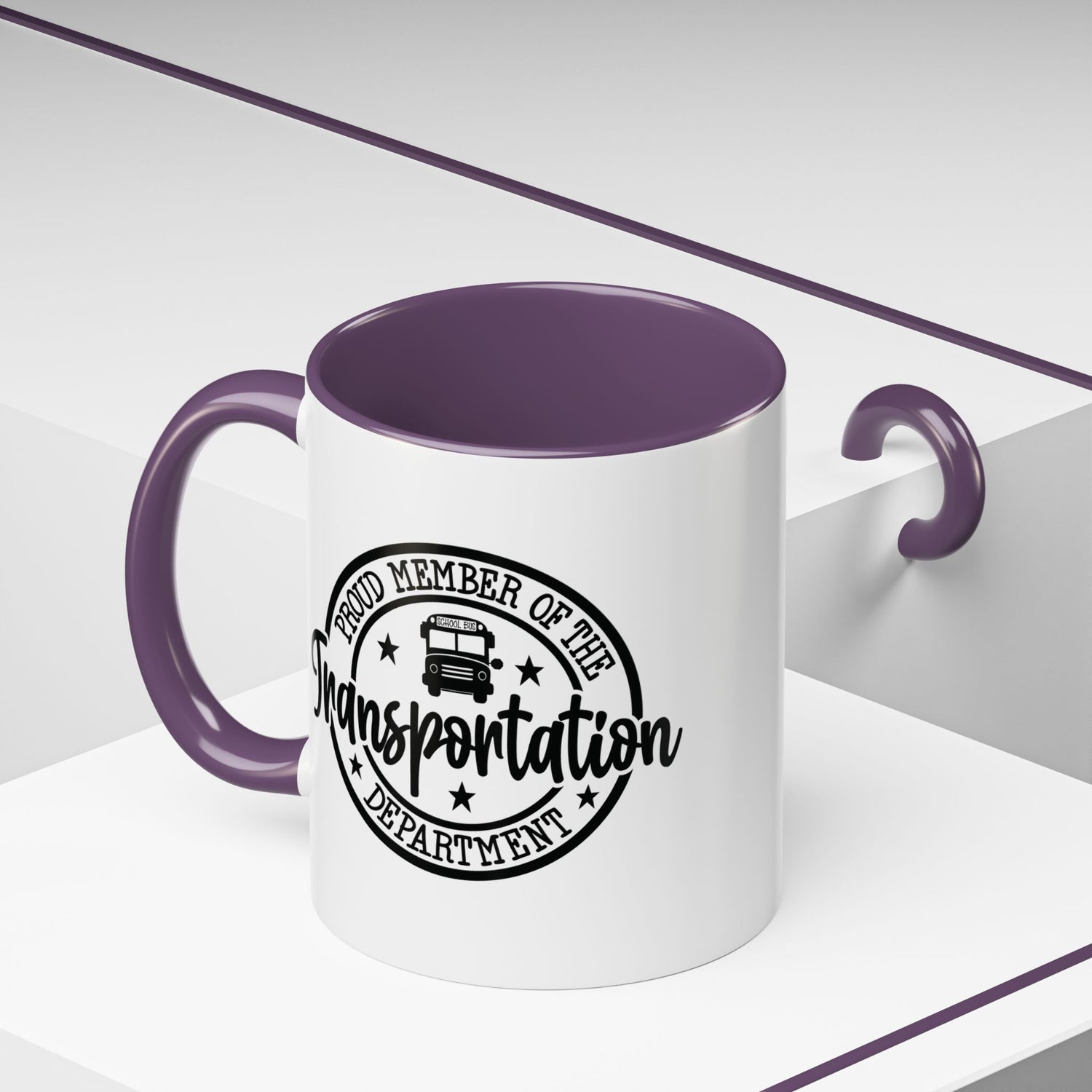 Transportation Department Coffee Mug, Proud Member Mug, Gift for Drivers, Transportation Lover Gift, Fun Coffee Cup, Tea and Coffee Mug