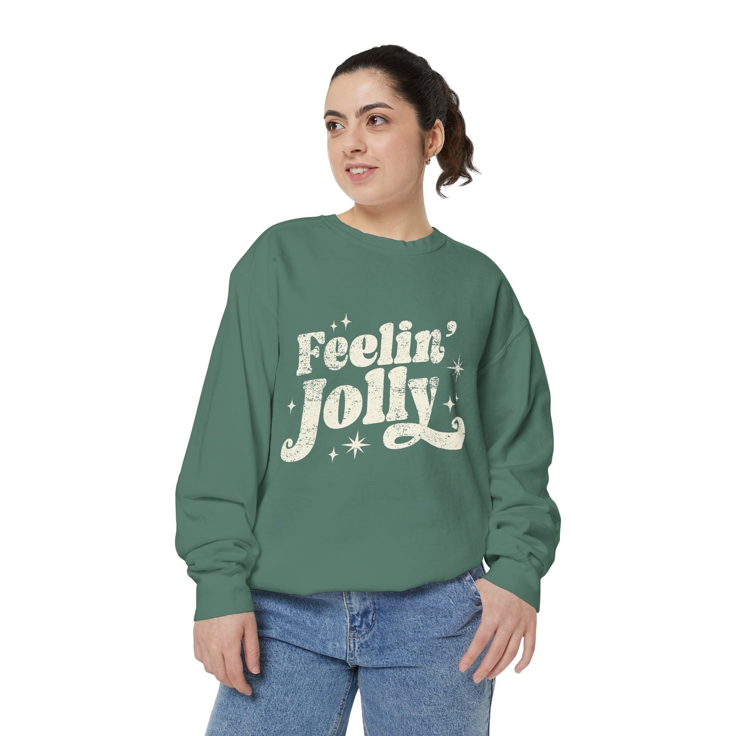 Premium Feelin' Jolly Comfort Colors Sweatshirt