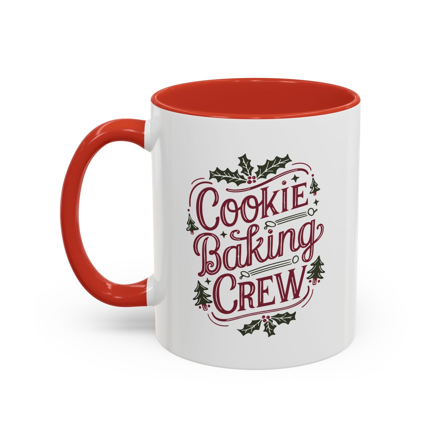 Cookie Baking Crew Coffee Mug | Holiday Gift for Bakers | Cute Ceramic Cup for Home, Kitchen Decor, Christmas, Cookie Lovers