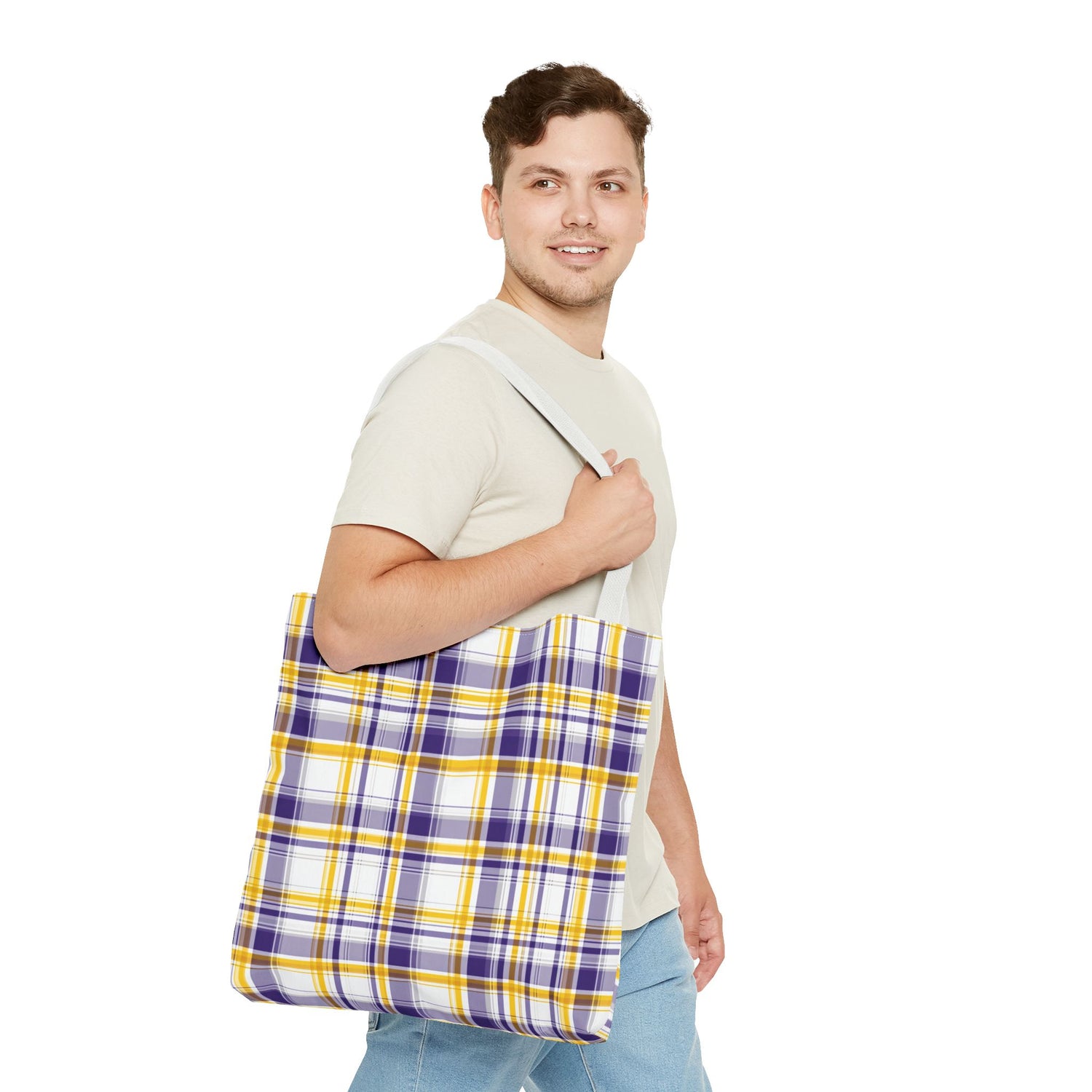 Louisiana Plaid Tote Bag Available in 3 sizes