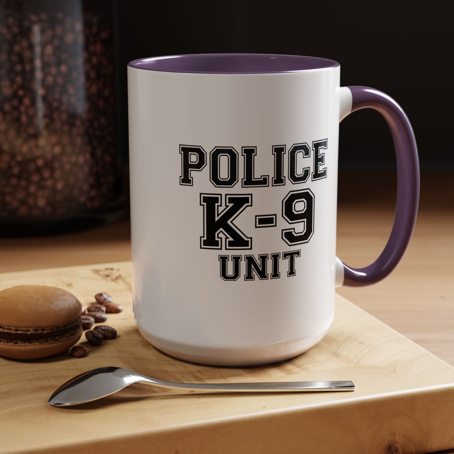 Police K-9 Unit Coffee Mug, Police Dog Lover Gift, K9 Officer Present, Law Enforcement Mug, Dog Handler Cup, Unique Gift for Police