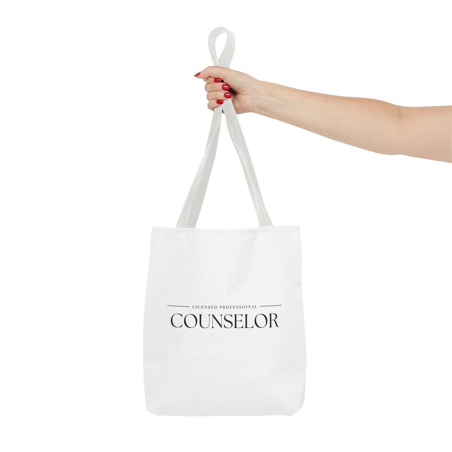 Licensed Counselor Tote Bag | Eco-Friendly Shopping Bag | Gift for Counselors, Therapist Tote, Daily Use Bag, Professional Accessory