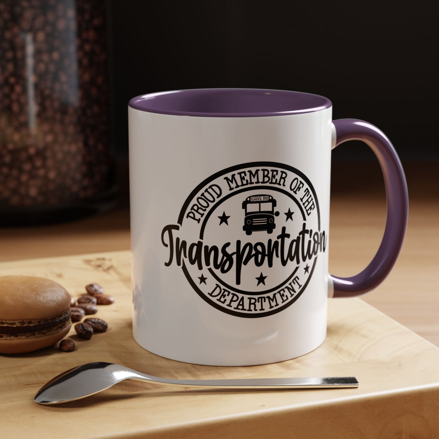 Transportation Department Coffee Mug, Proud Member Mug, Gift for Drivers, Transportation Lover Gift, Fun Coffee Cup, Tea and Coffee Mug