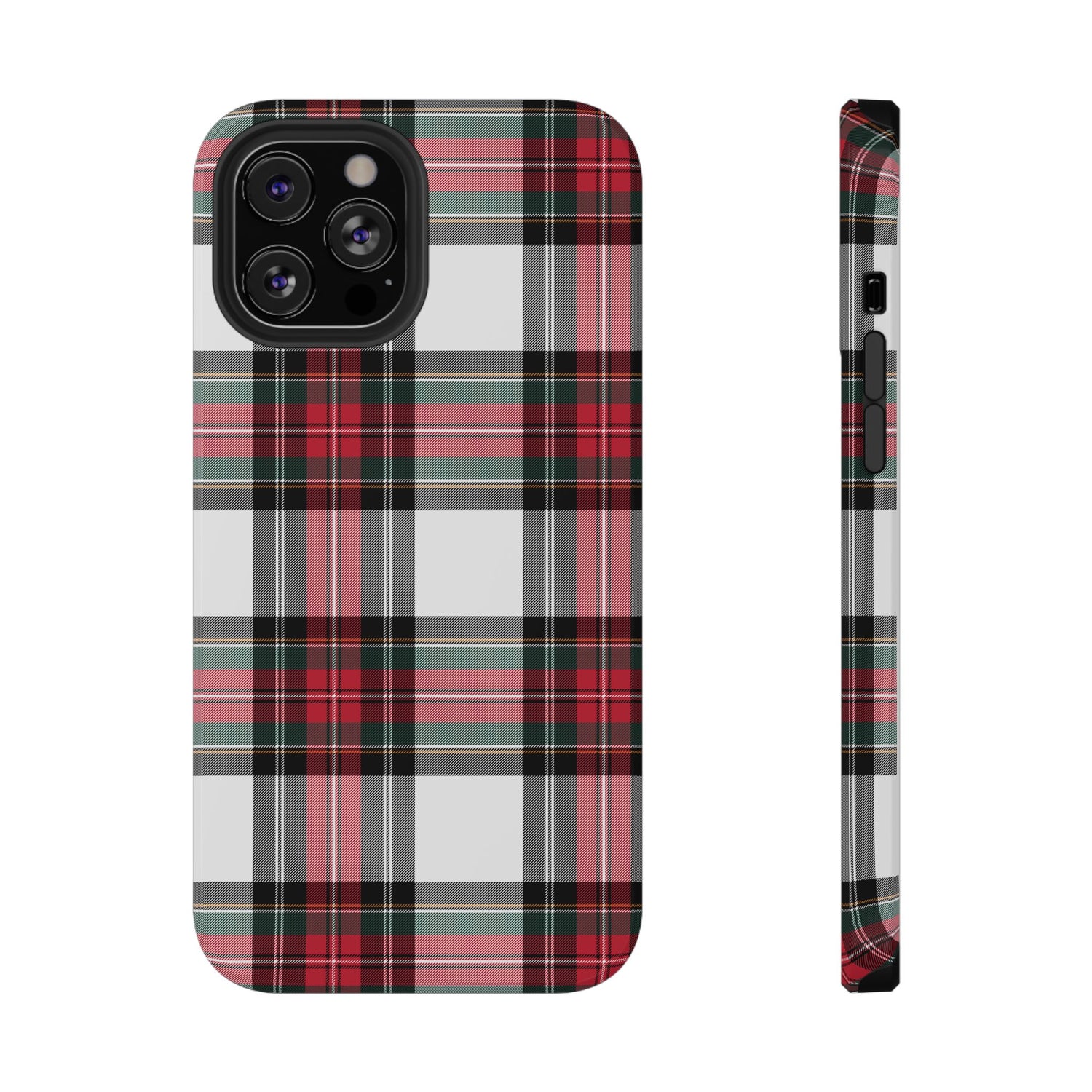 New Tartan Christmas Plaid Impact-Resistant Cases, iPhone, Samsung
