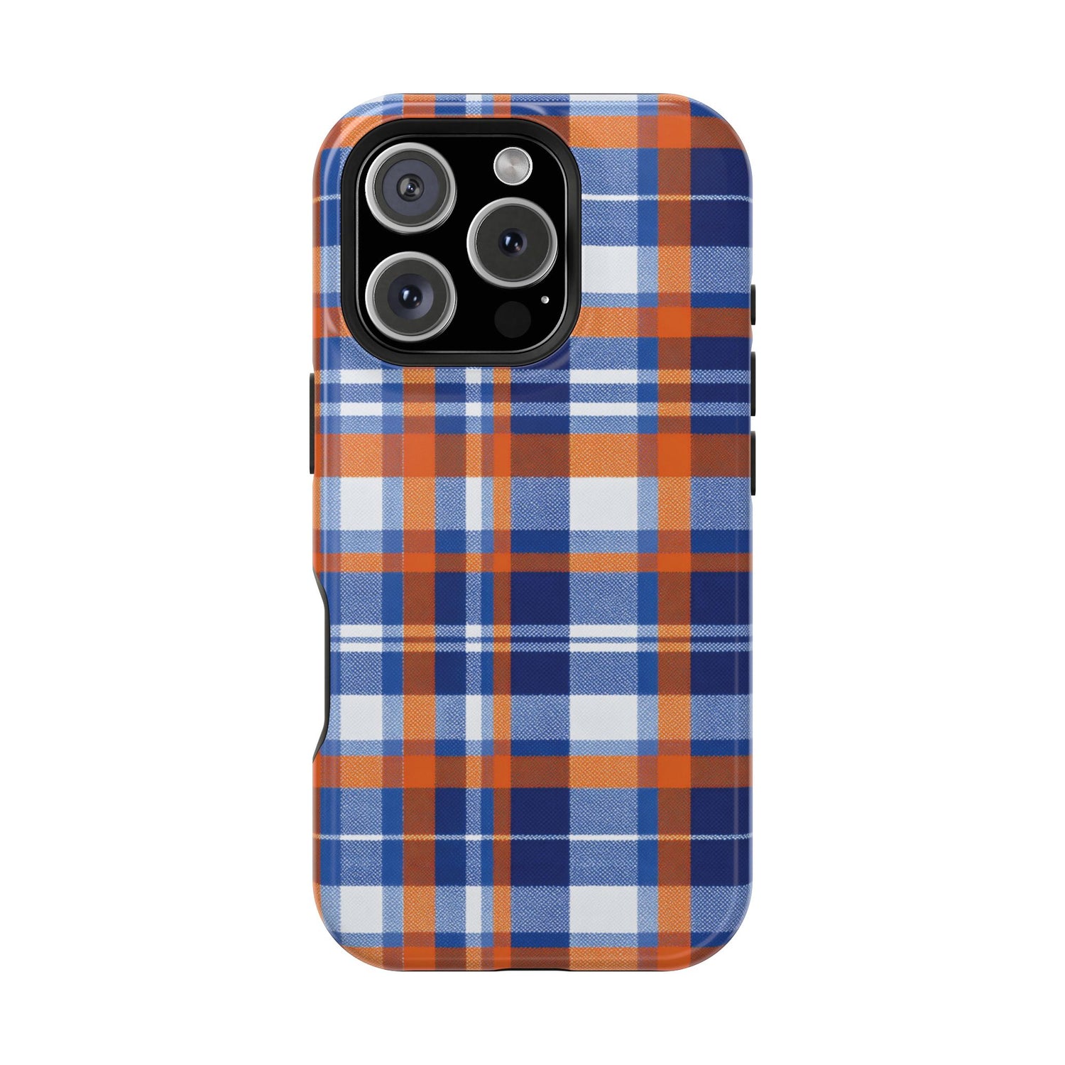 Impact-Resistant Phone Case- Florida Plaid