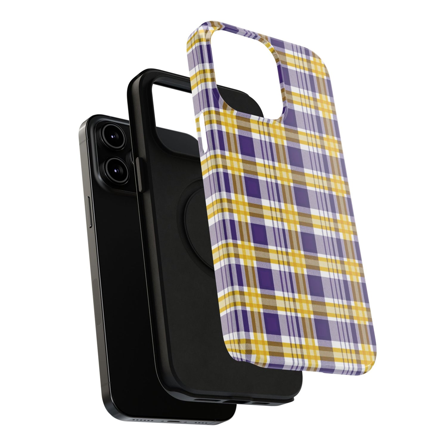 Impact-Resistant Phone Case- Louisiana Plaid