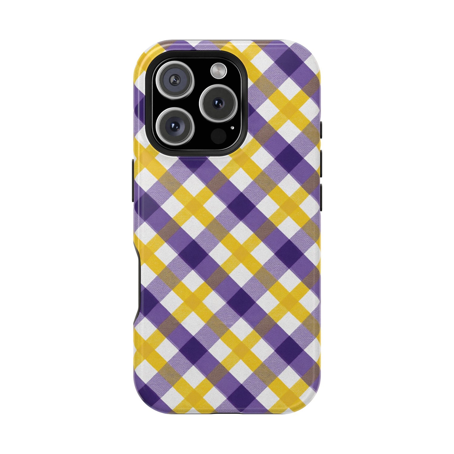 Phone Case | Impact-Resistant Louisiana Plaid