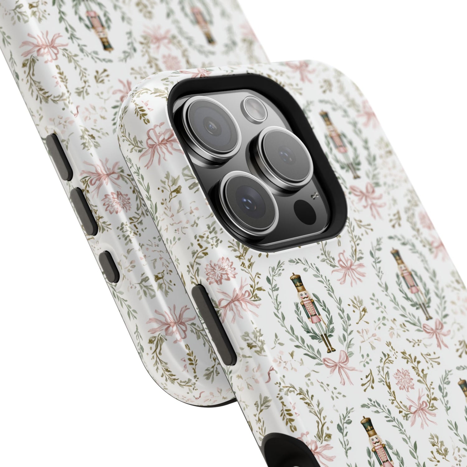 Impact-Resistant Phone Case- Nutcracker Floral