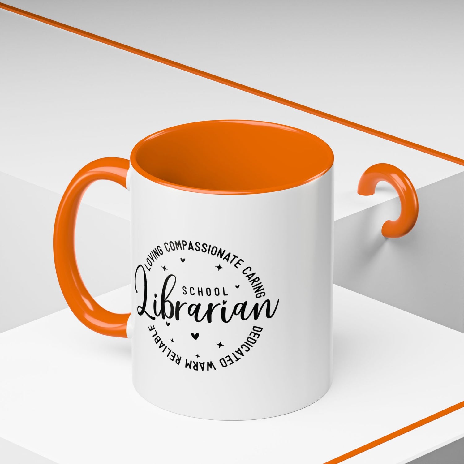 Librarian Love Coffee Mug | Gift for Teachers, School Librarians, Reading Enthusiasts, Book Lovers, Graduation