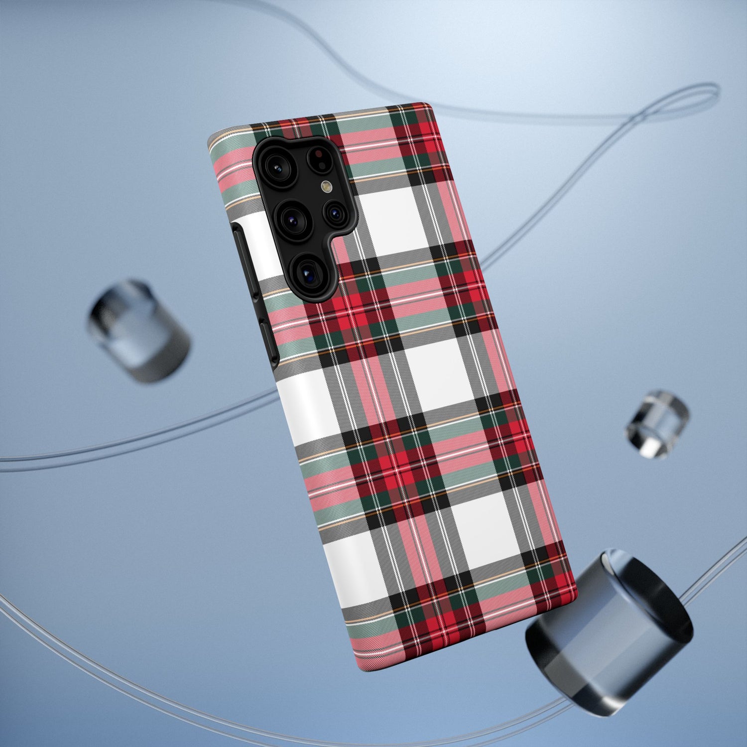 New Tartan Christmas Plaid Impact-Resistant Cases, iPhone, Samsung