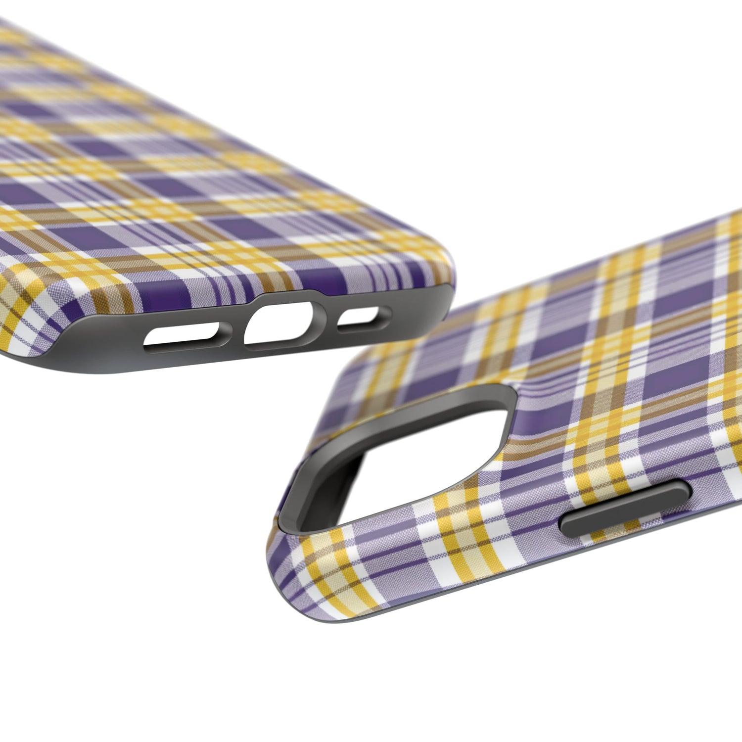 Impact-Resistant Phone Case- Louisiana Plaid