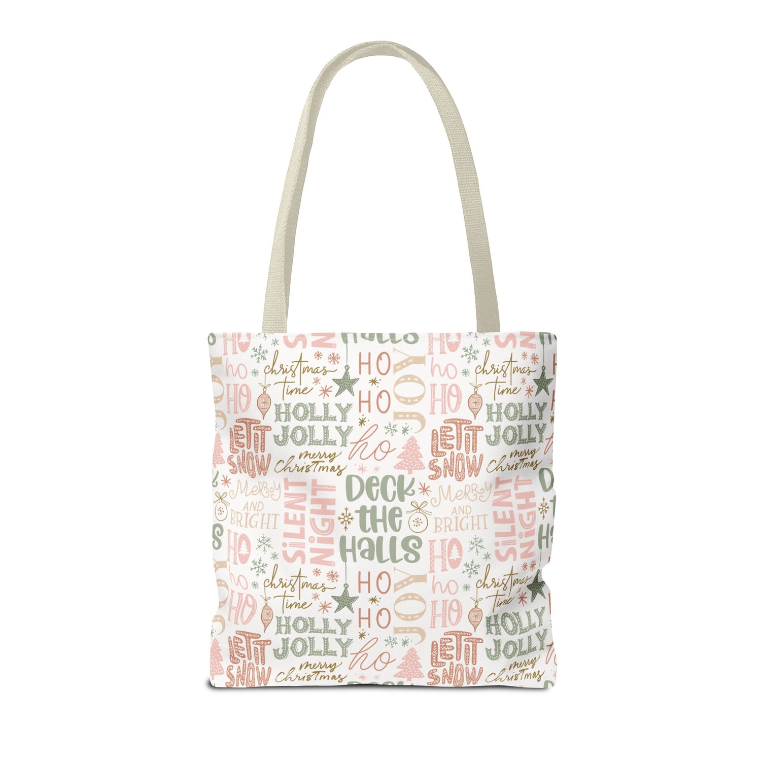 Christmas Phrases Tote Bag