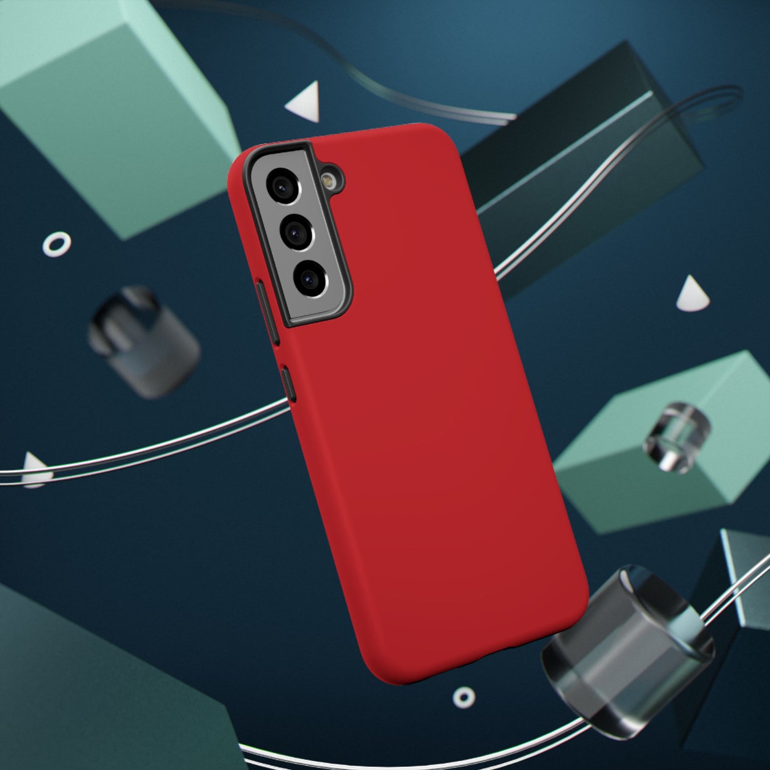 Impact-Resistant Phone Case - Lipstick Red