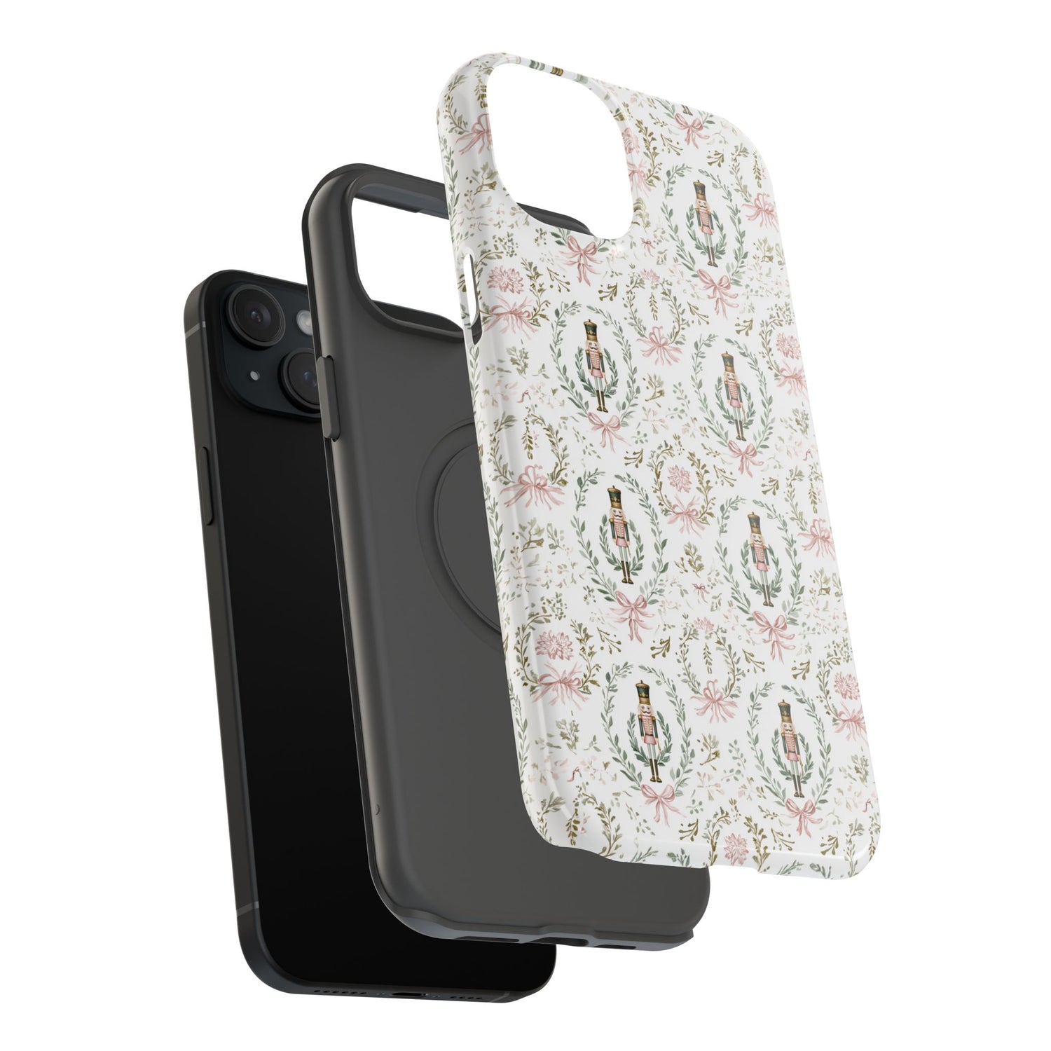 Impact-Resistant Phone Case- Nutcracker Floral