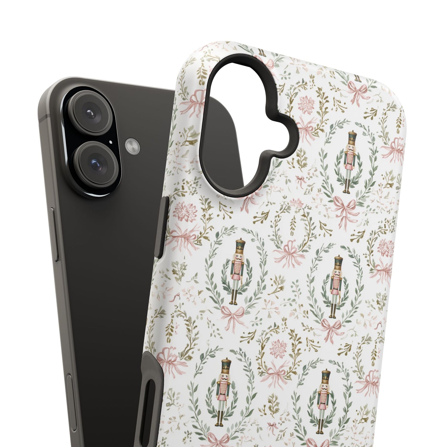 Impact-Resistant Phone Case- Nutcracker Floral