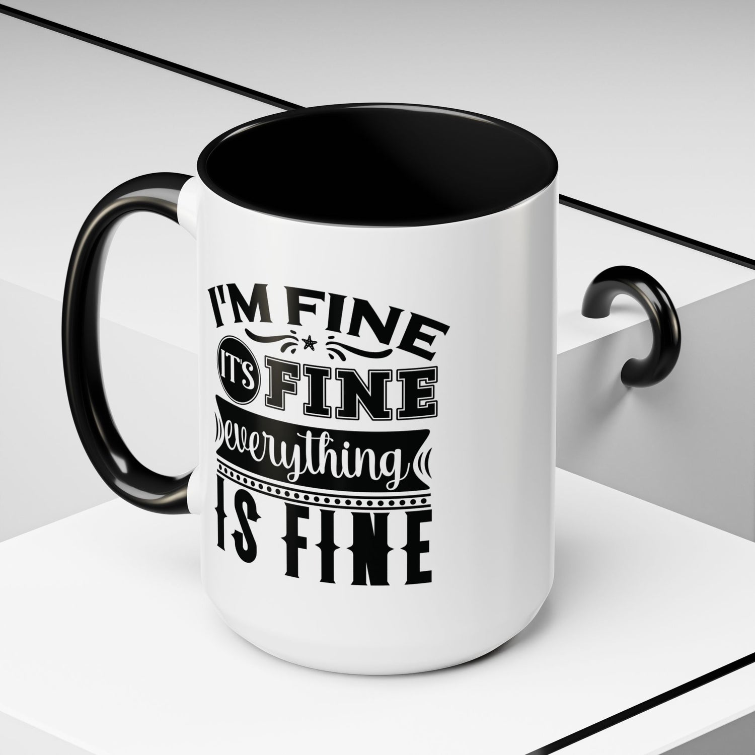 Im Fine Mug/Funny Accent Coffee Mug (11, 15oz)/Everything's Fine Mug/Gifts for him/her/Unique Coffee Mug/Tea
