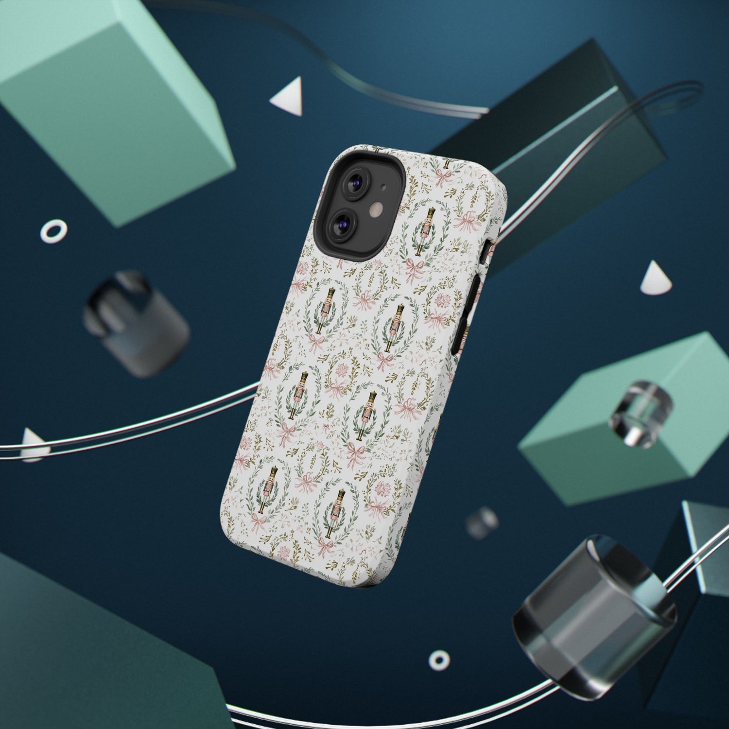 Impact-Resistant Phone Case- Nutcracker Floral