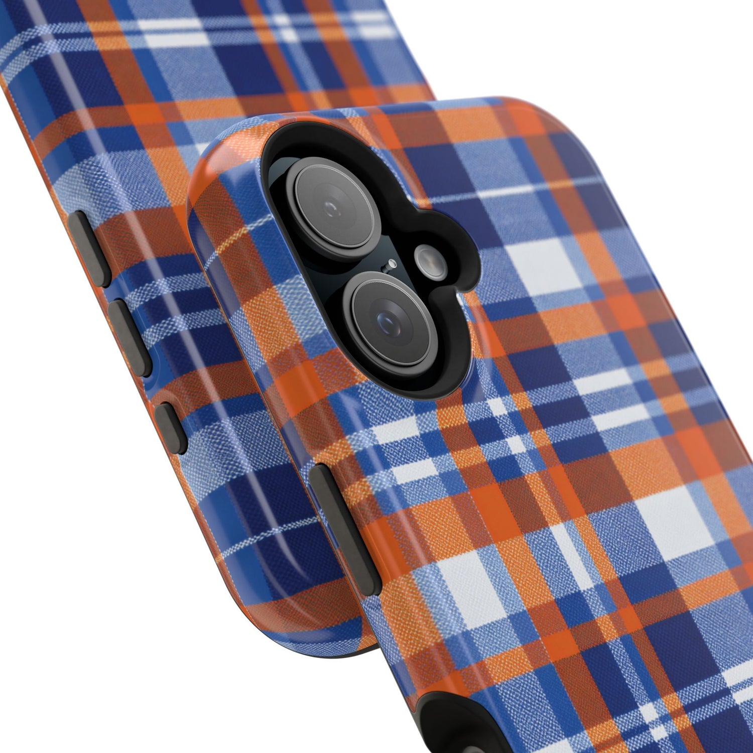 Impact-Resistant Phone Case- Florida Plaid
