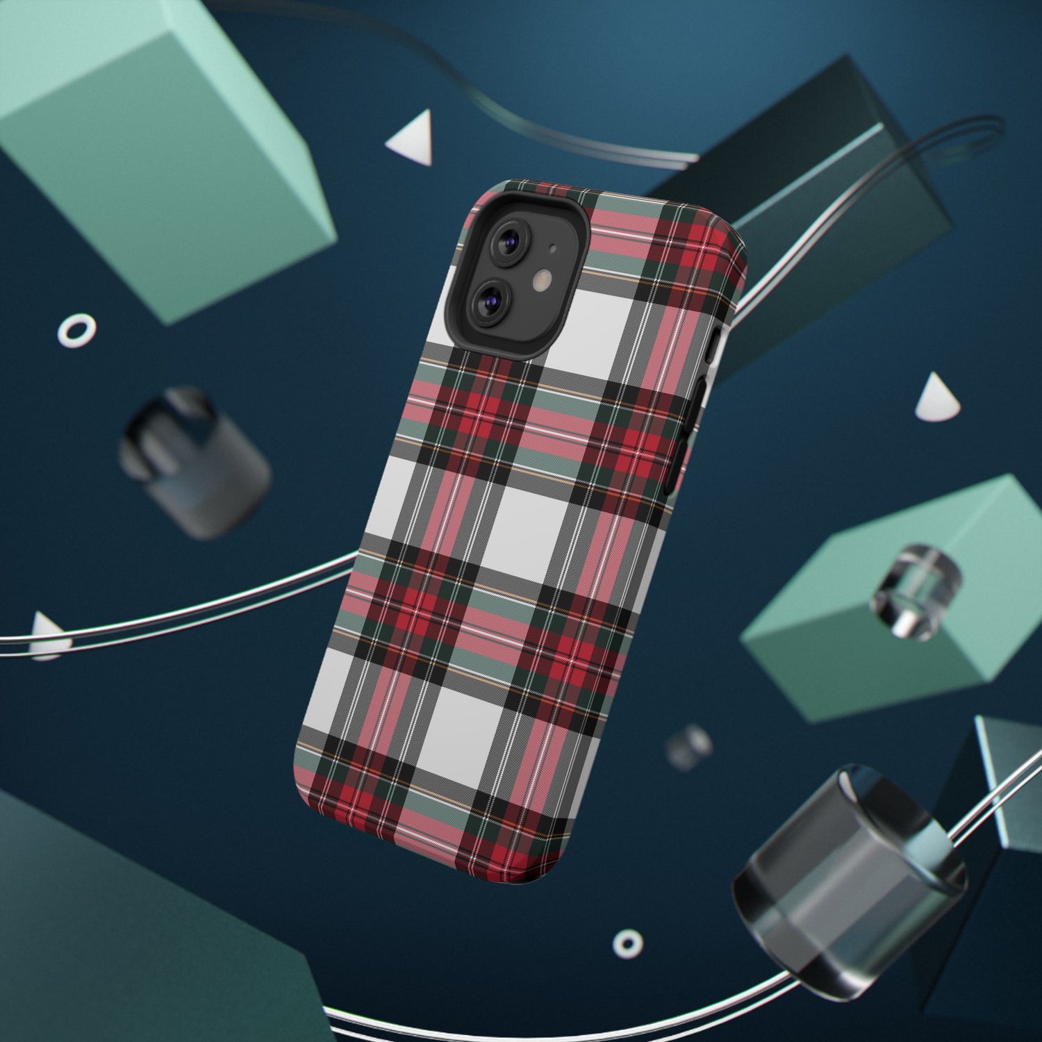 New Tartan Christmas Plaid Impact-Resistant Cases, iPhone, Samsung