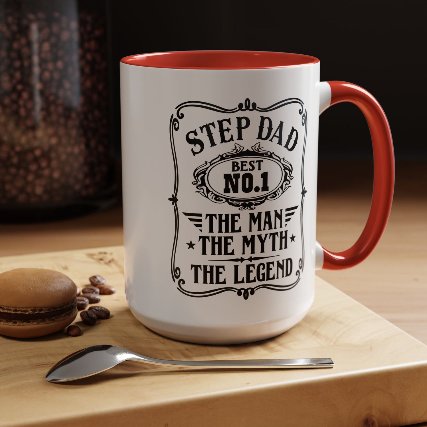 Step Dad Mug:The Man The Myth The Legend - Father's Day Gift